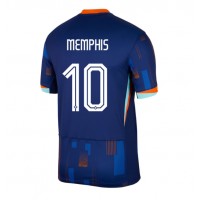 Nederland Memphis Depay #10 Bortedrakt EM 2024 Kortermet